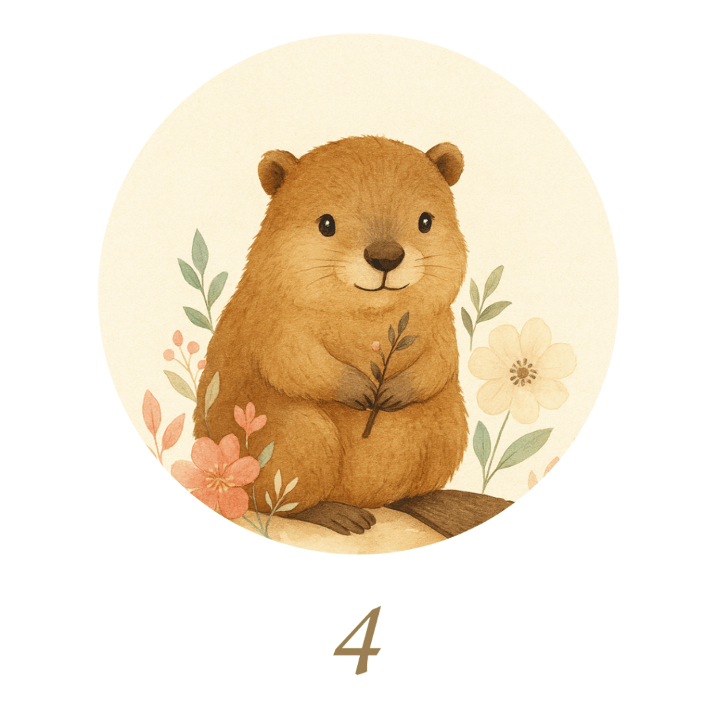 数秘4ビーバー