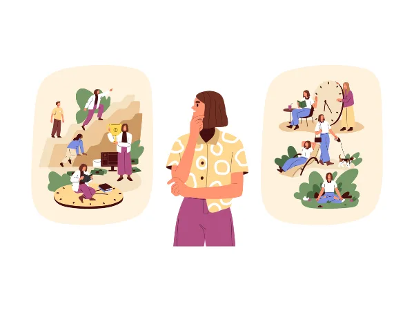 本当にいいのかと迷ってる女性